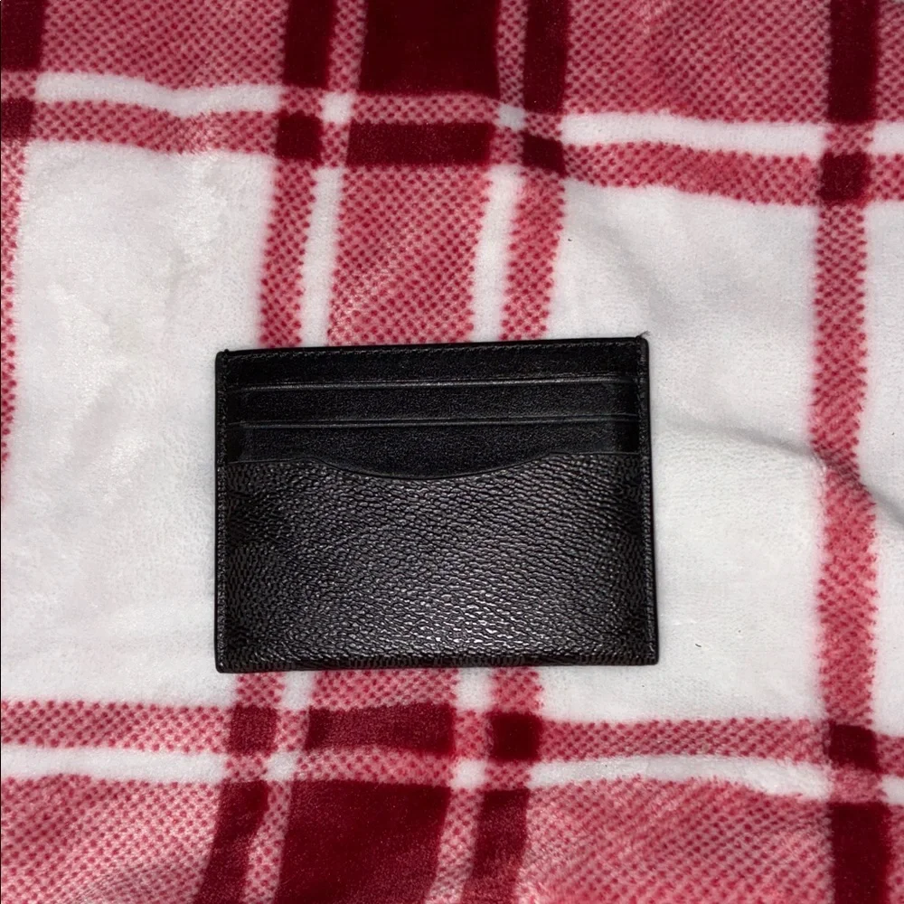 Coach Retail Black Card Holder - Picture 2 of 4